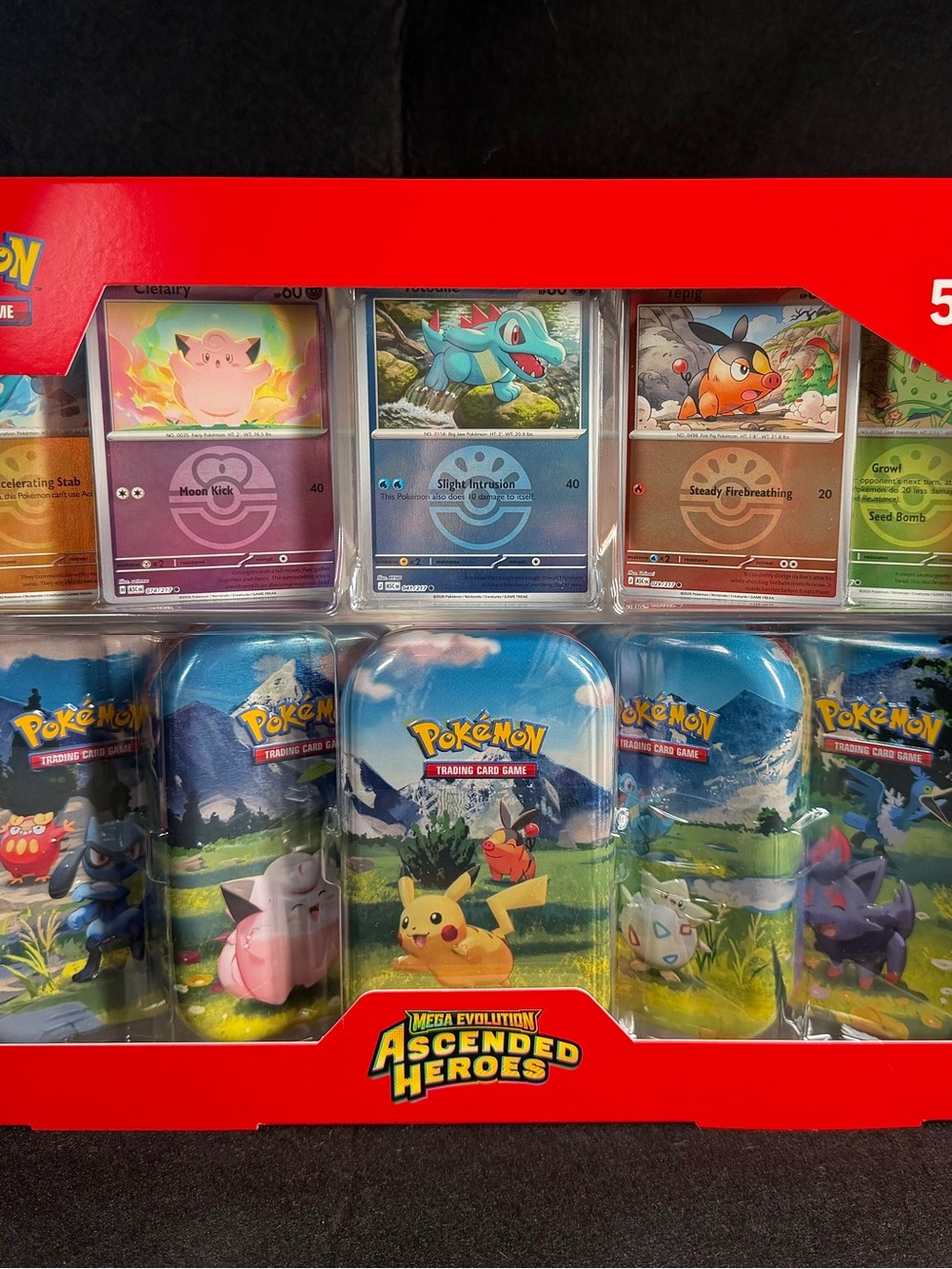Pokémon TCG Ascended Heroes 5 Pack Mini
Tins